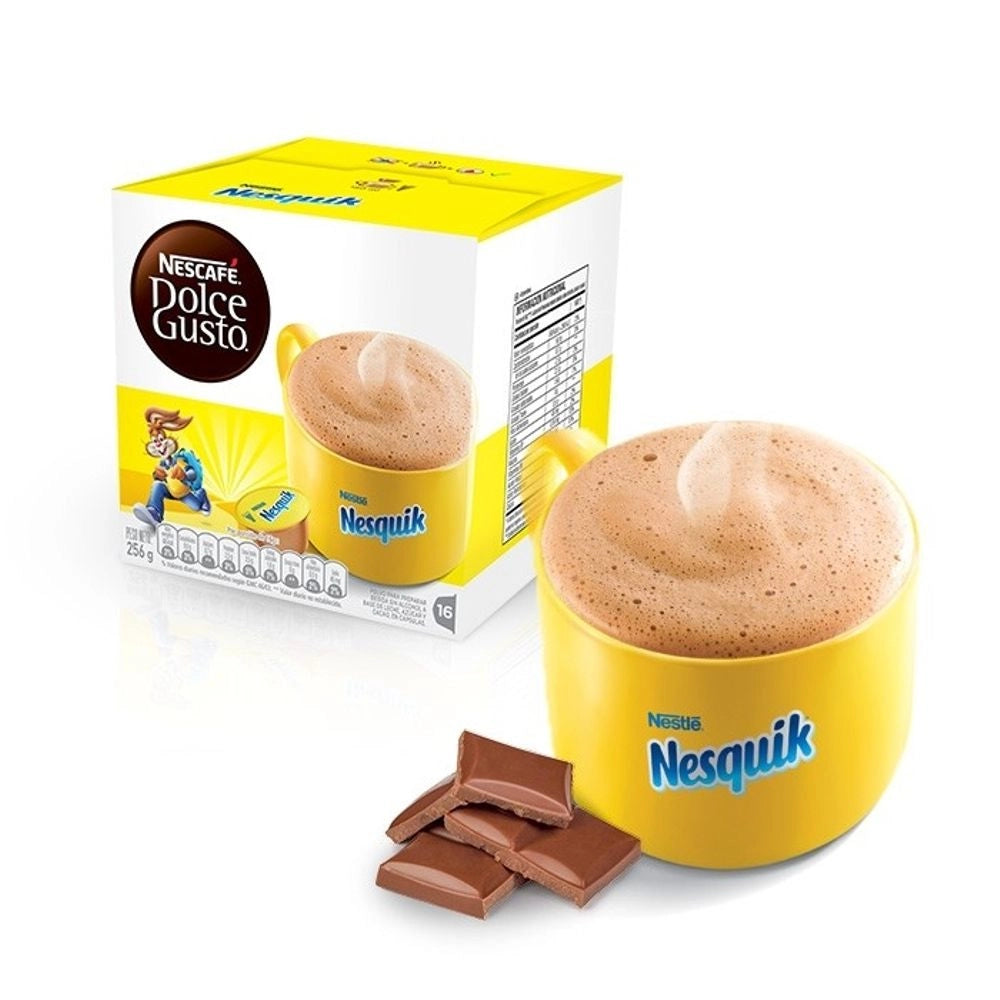 Nescafe' dolce gusto nesquik latte al cioccolato in capsule multipack 6 confezioni da 16 capsule ciascuna