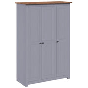 Armadio a 3 Ante Grigio 118x50x171,5cm in Pino Panama Range CFW5795995