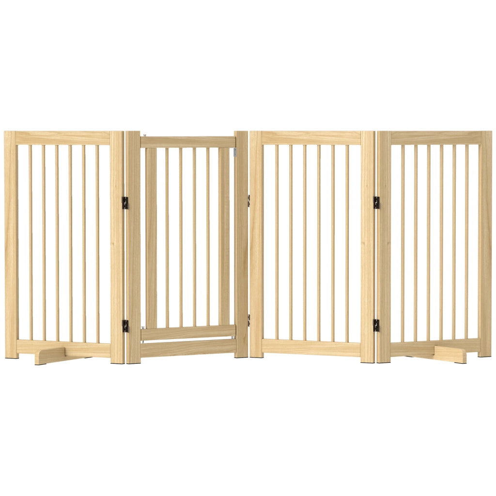 Cancello per cani pieghevole in legno ¨C zephmum ¨C 220x36x91cm