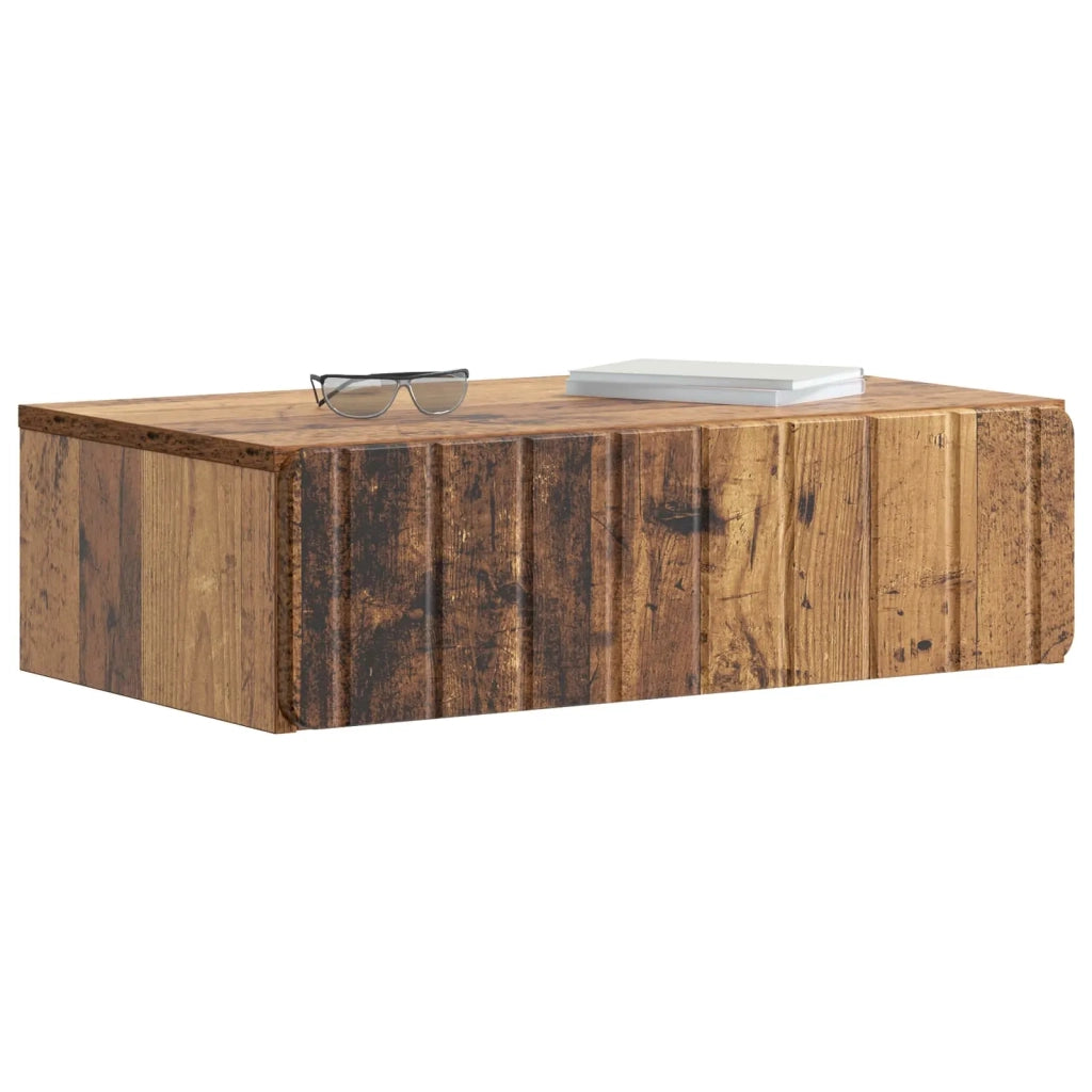 Tavolino da Parete Laterale Legno antico 59 x 34,5 x 17 cm 898323