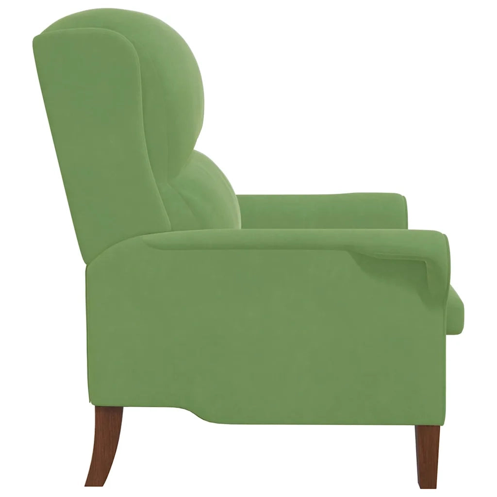 Divano Sedia-Poltrona Verde chiaro Velluto 151368