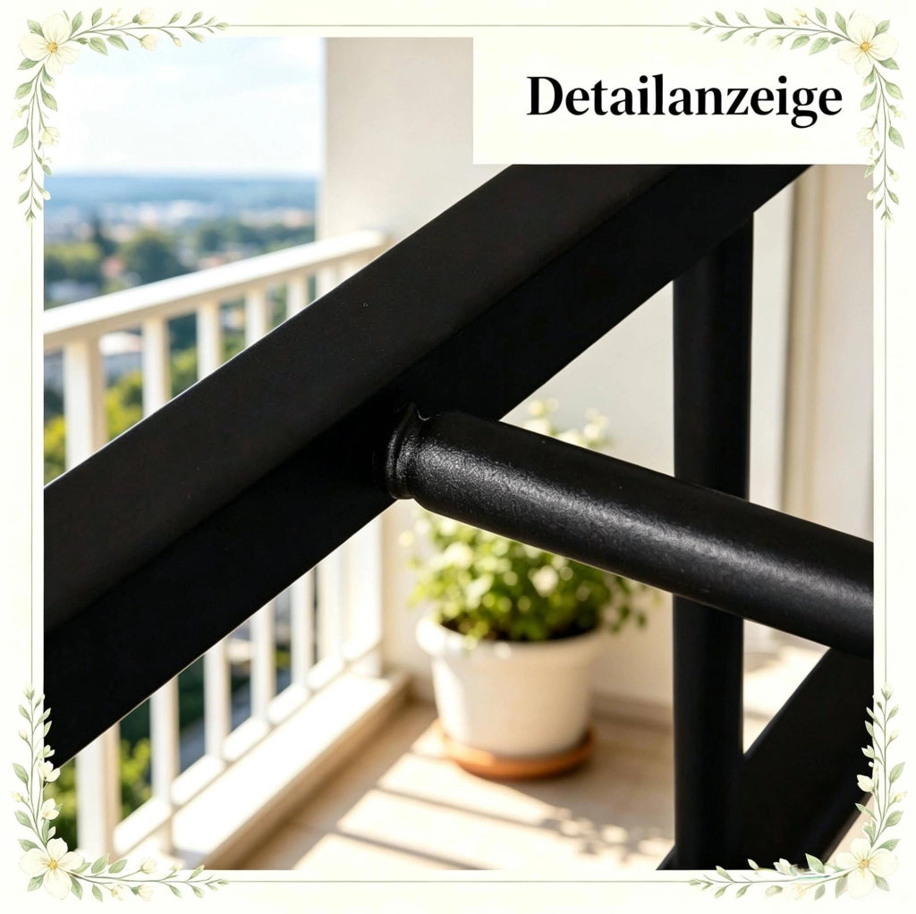 Set di 2 sgabelli da bar ULEVR altezza 71 cm in MDF e metallo, con poggiapiedi, marrone