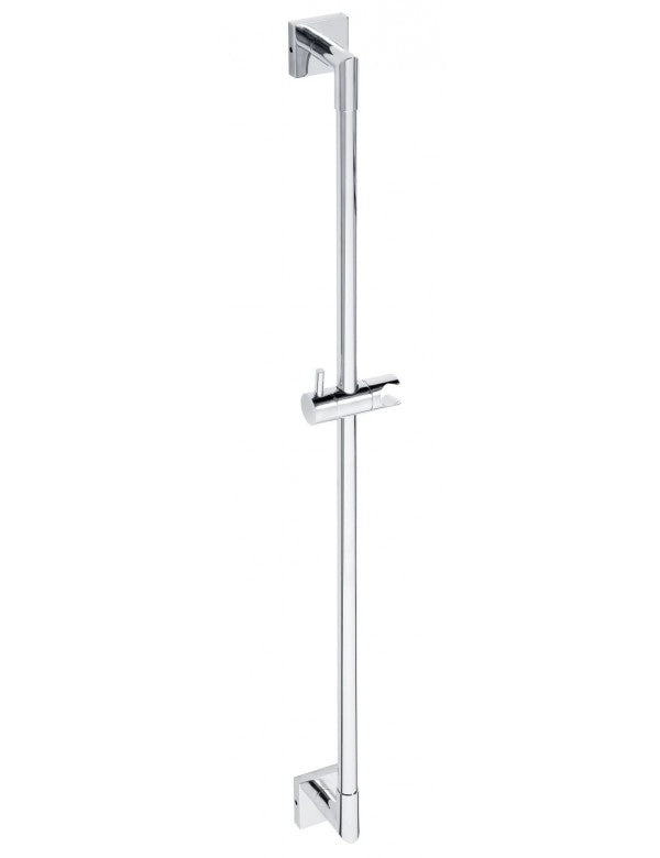 Asta doccia BETA in ottone cromato con porta doccia 90cmx 9cm x 11cm