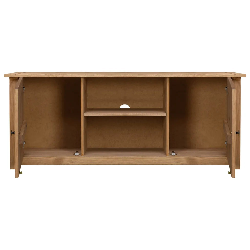 Moble TV 120x40x50 cm in Legno Massello di Pino Panama Range