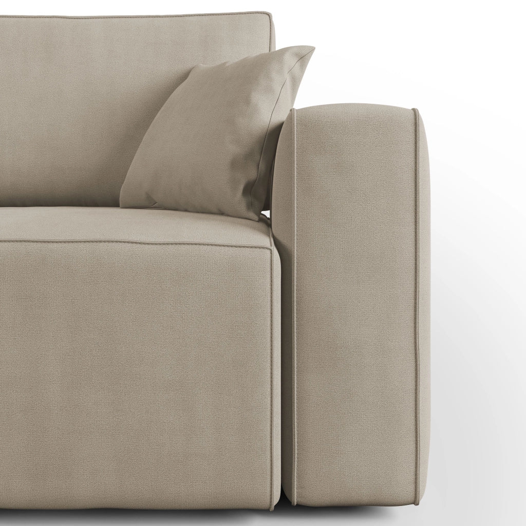 Morfeo Divano in tessuto impermeabile 215 cm beige