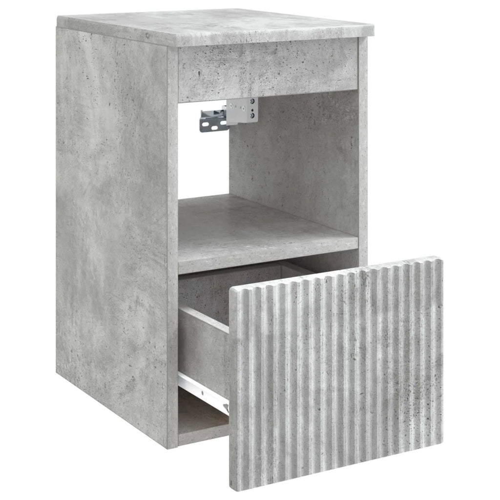 Mobile da Bagno Grigio Cemento 30 x 41 x 50 cm 890495