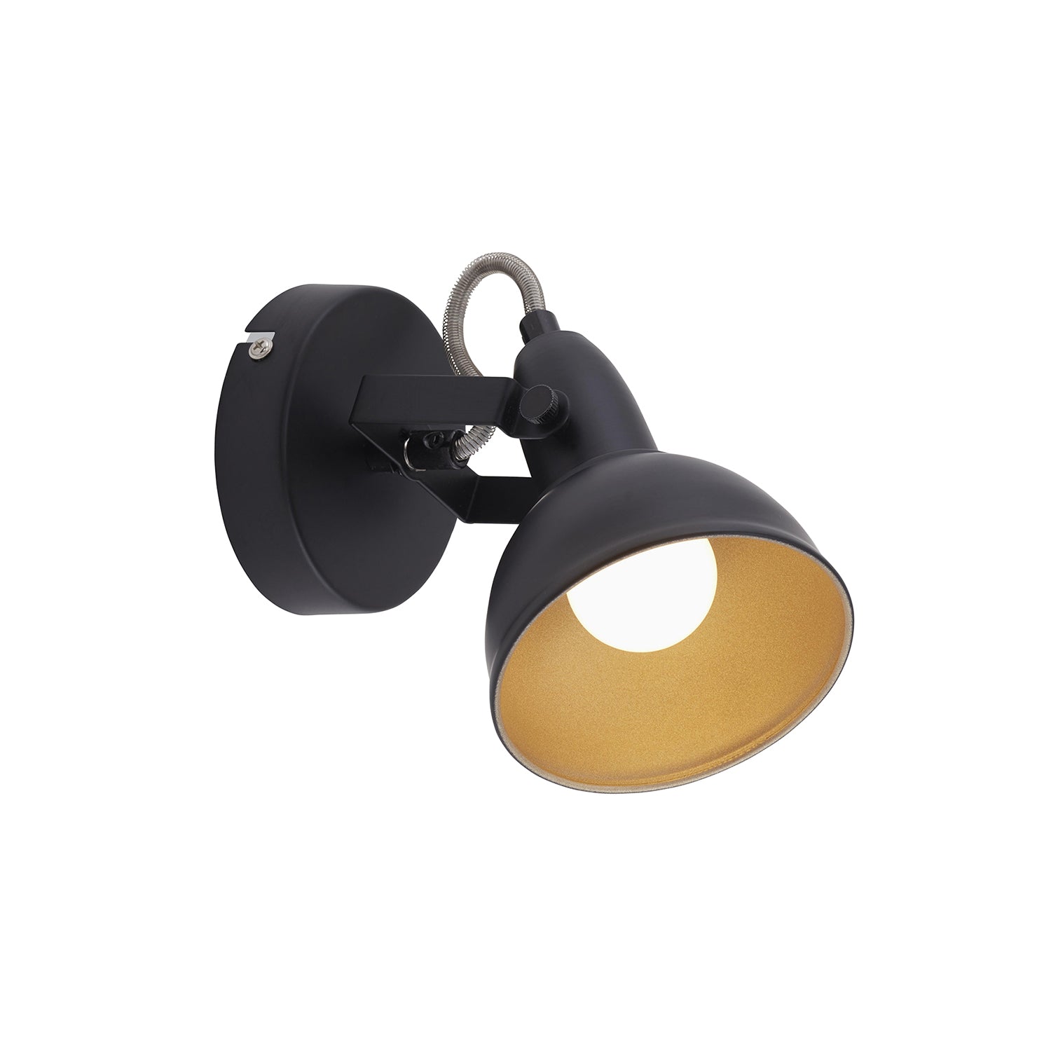 Spot Vintage Soft Metallo Oro 1 Luce E14