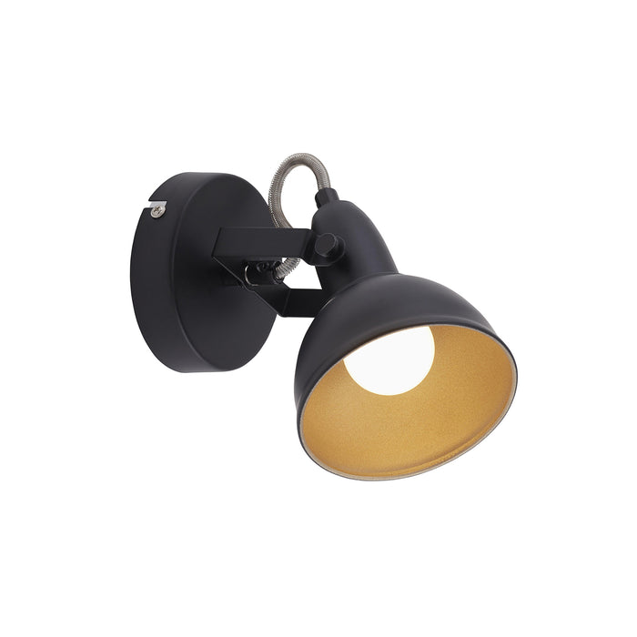 Spot Vintage Soft Metallo Oro 1 Luce E14