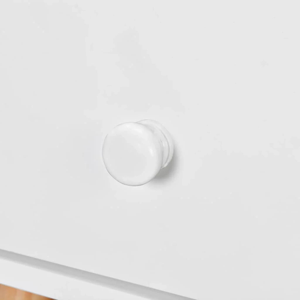 Set di 2 comodini comodini cassettiera mobili per camera da letto MDF 40 x 30 x 61 cm bianco 1402131/2