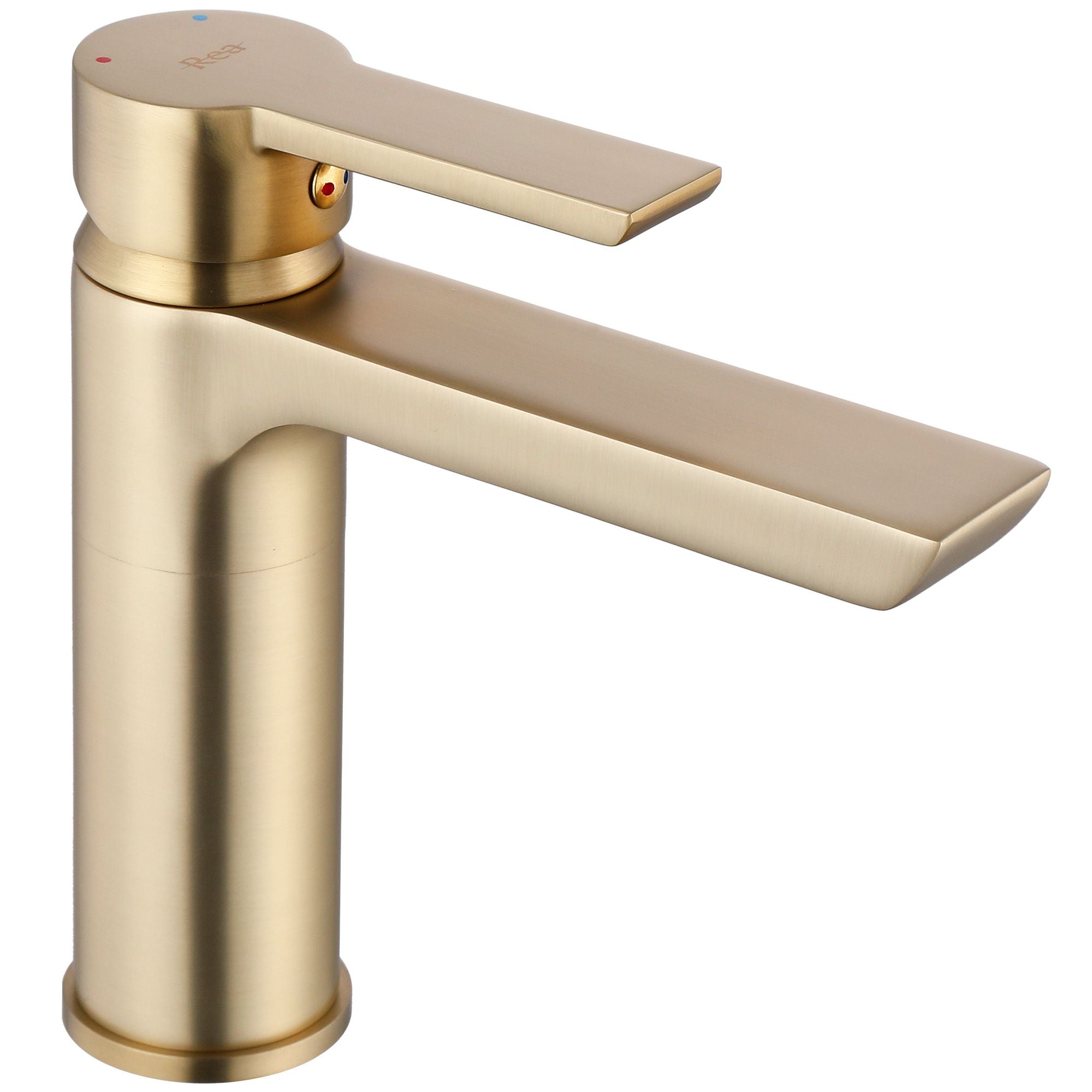 Rubinetto Da Lavabo Rea Argus Gold Brush Low