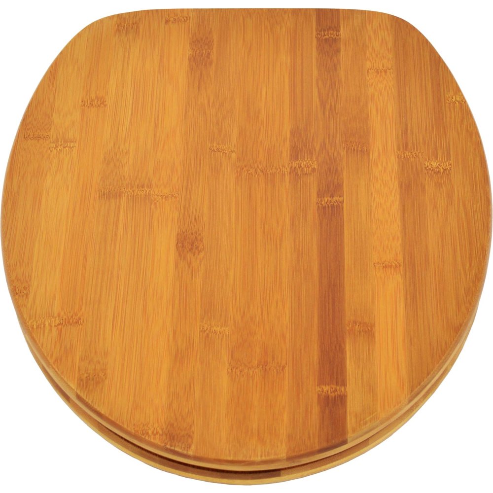 Sanicomfort sedile wc in bamb , carbonized, 1846370