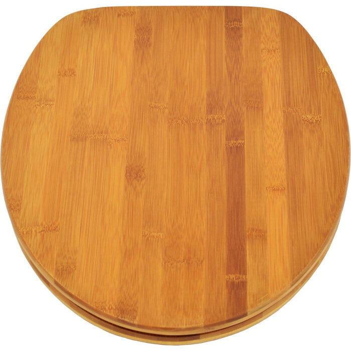 Sanicomfort sedile wc in bamb , carbonized, 1846370