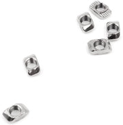 Materiale per fissaggio - 100 pezzi - Verniciato - Acciaio inossidabile - Fissaggio - Profilo di alluminio - EU20-M5 - Fissaggio per viti