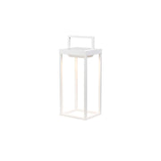 Zafferano - Lanterna Home solar 2 a led 37,3cm - Lampada da parete e da tavolo 2W con batteria e sensore crepuscolare - Bianca