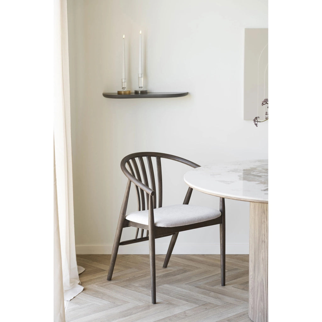 Mensola Botta, Marrone, MDF, 19x57x2,5 cm