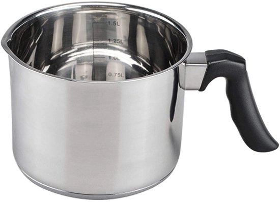 Pentole a vapore - 14 cm - Alta qualità - Adatto per cottura inductive - Capacità di 2 litri - Efficace in termini di risparmio energetico e...
