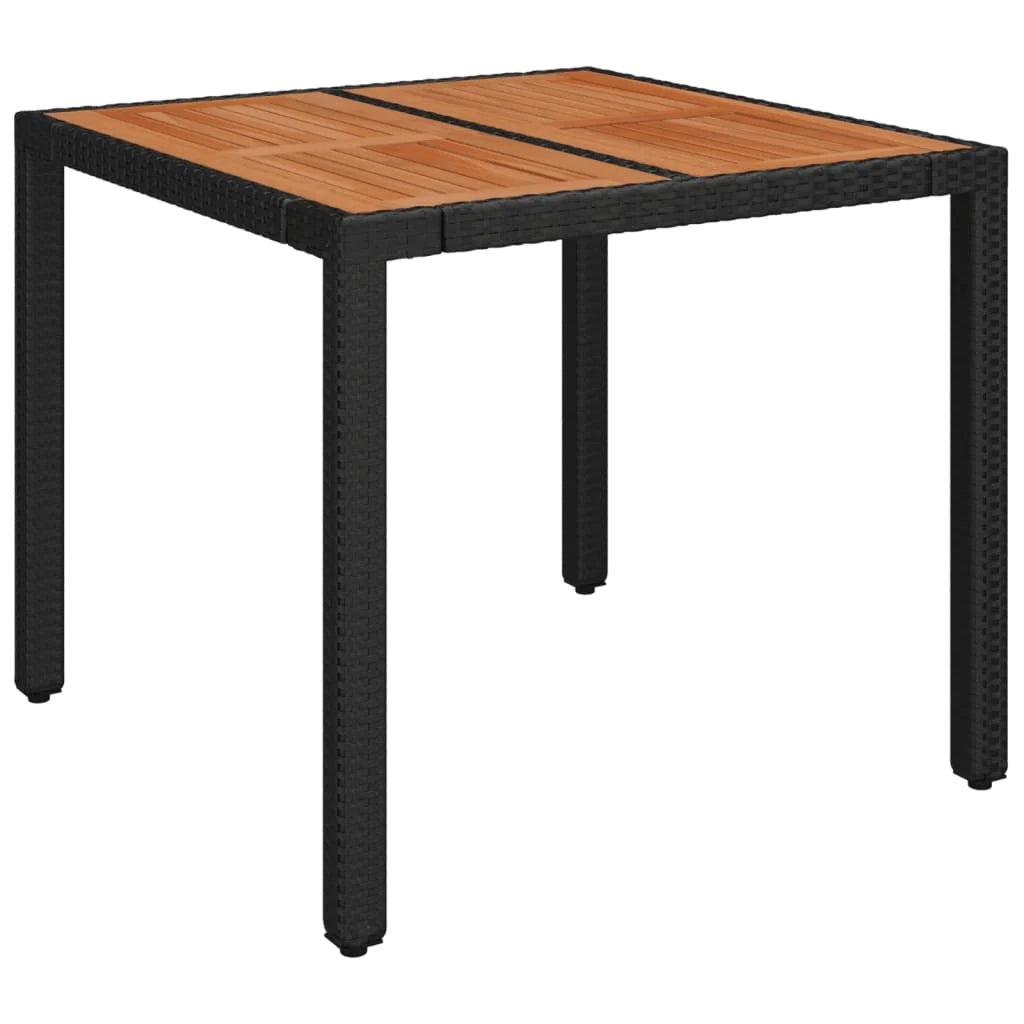 Set da pranzo da giardino in vimini di resina nera da 5 pezzi e cuscini 02_0014876