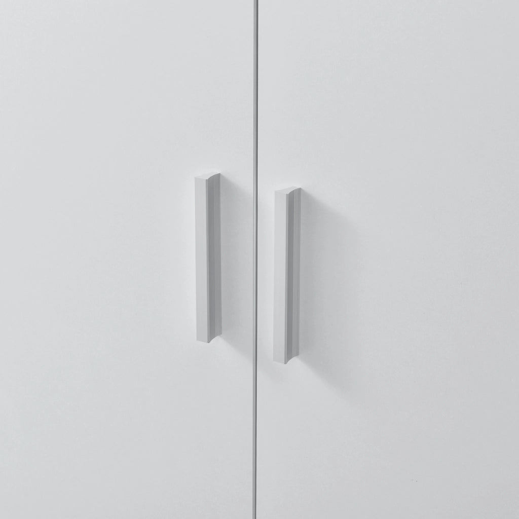 Armadio Portascarpe Notribontaa con 7 Scomparti Scarpiera 108 x 55 x 35 cm - Bianco [en.casa]