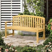 SEDIA DA GIARDINO 2 posti 143x51x85 cm Legno di abete Arancione