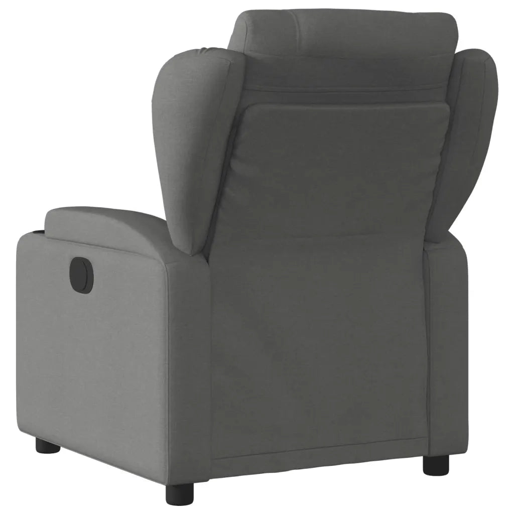 Divano Sedia-Poltrona reclinabile in tessuto grigio scuro 821810