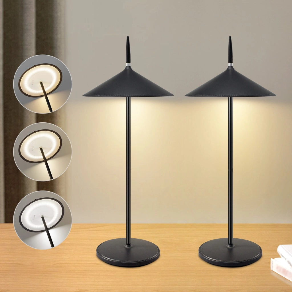 ZMH Lampada da tavolo LED moderna ricaricabile touch dimmerabile per esterni giardino