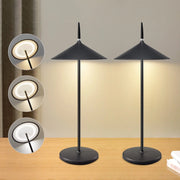 ZMH Lampada da tavolo LED moderna ricaricabile touch dimmerabile per esterni giardino