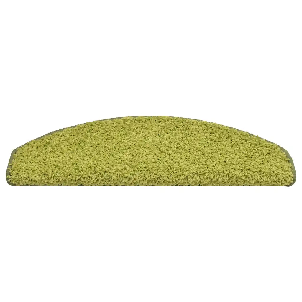 Tappetini per scale 30 pz | Gradini per Scale 65x21x4 cm Verde Semicircolari Grandi