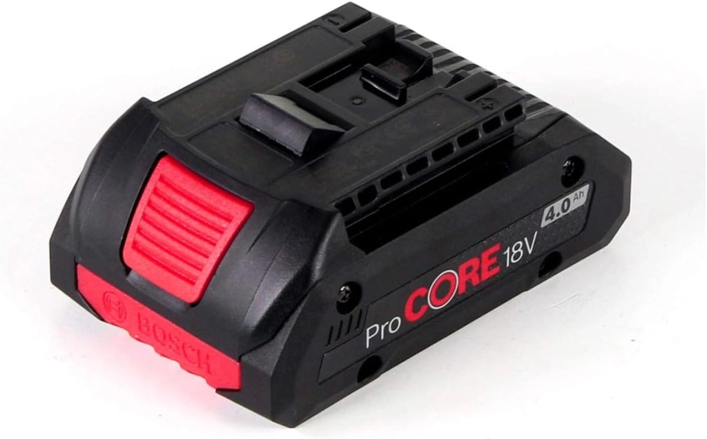 2 batterie Bosch GBA ProCORE da 18 V, 4 Ah, in scatola di cartone
