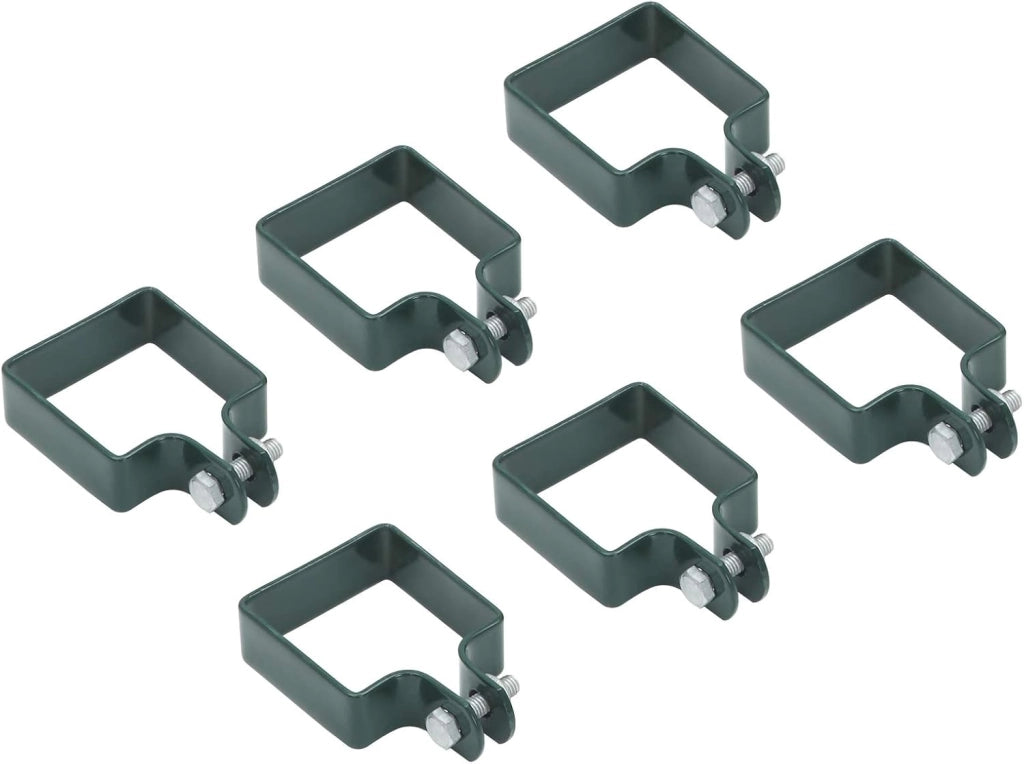 SONGMICS Cancello da Giardino, Cancelletto da Giardino, Acciaio Zincato con Serratura, Porta di 106 x 150 cm (L x H), Tubo Rettangolare, Cancello per Recinzione, Verde GGD200L