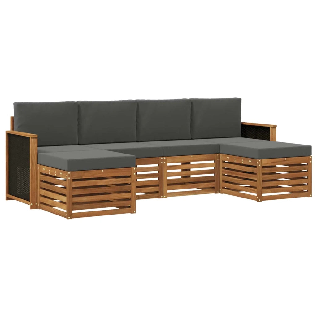 Set di divani da esterno 5 pz 3384673