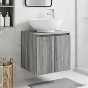 Mobile Lavabo da Parete Sonoma grigio 49,5 x 44,5 x 65 cm 890448