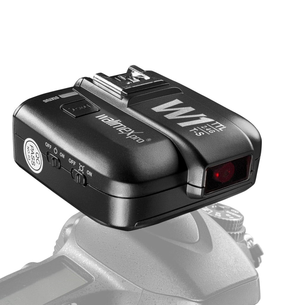 Radio Trigger W1 TTL T-S per fotocamere Sony, radiocomando e radio trigger per Flash2Go 600 TTL, Light Shooter 360 TTL, trasmettitore 21709