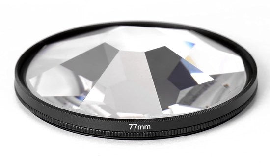 Filtro per Fotocamera 8-goccio Caleidoscopio - Accessori Fotografici - Adatto per Principianti/Professionisti - Vetro di Alta Qualità - Diametro 77 mm - Facile da Installare