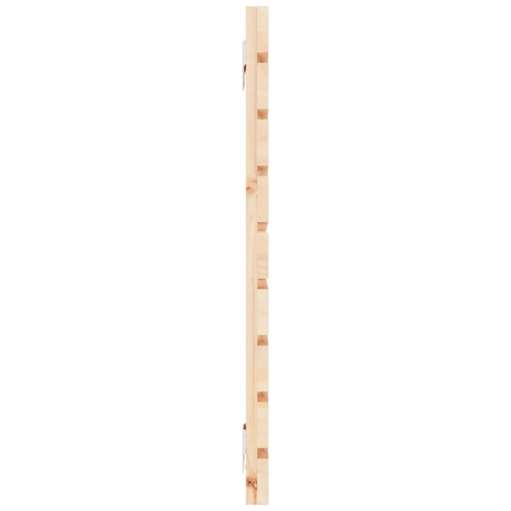 Testiera | Testata da Parete 141x3x63 cm in Legno Massello di Pino