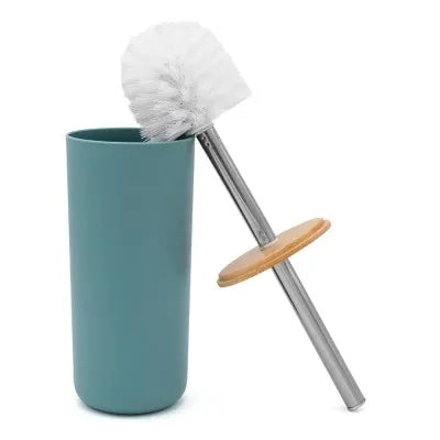 Set completo accessori bagno da appoggio acquamarina in abs e bambù Surf