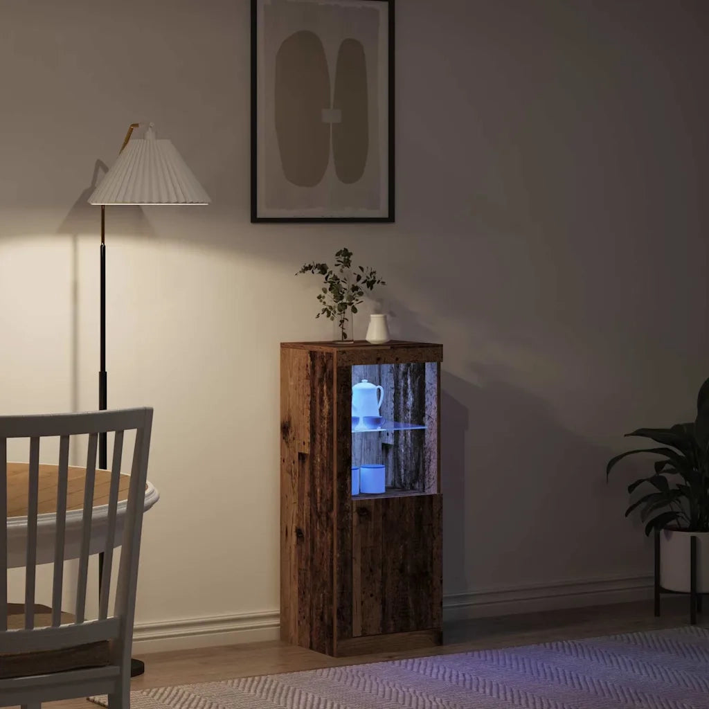 Credenza | Madia LED Legno vecchio 41 x 37 x 100 cm Legno multistrato