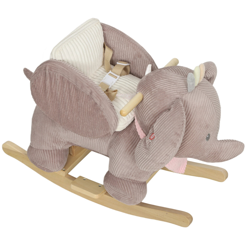 Dondolo per Bambini con Suono ¨C Zephmum ¨C Legno Naturale