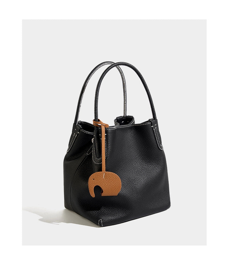 Borse e borsette in vera pelle da donna, borse a tracolla Stachel nere