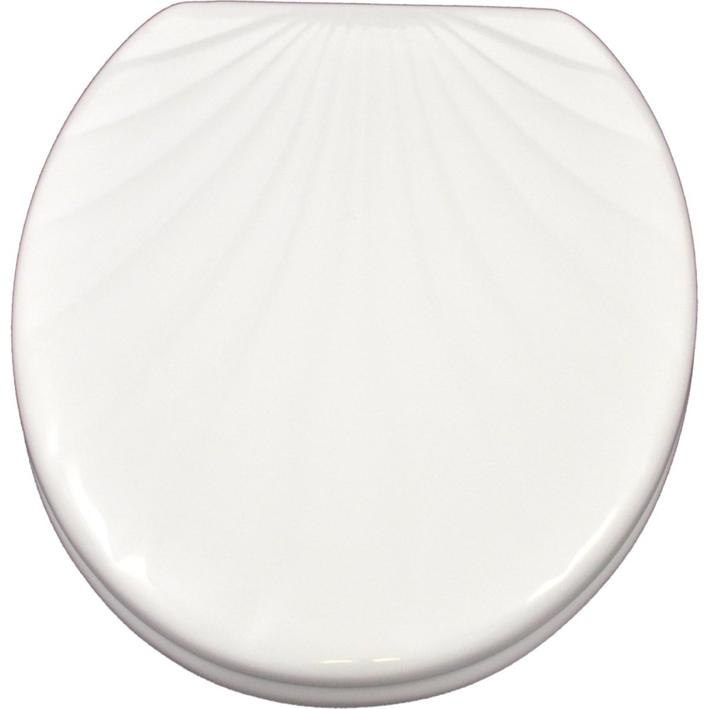 Sanicomfort sedile wc shell, in duroplast, cerniere 2,050 g, p