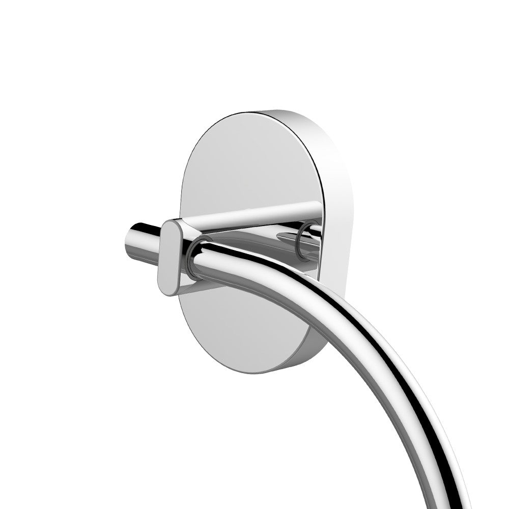 Porta salviette ad anello serie link - fissaggio incollo o viti