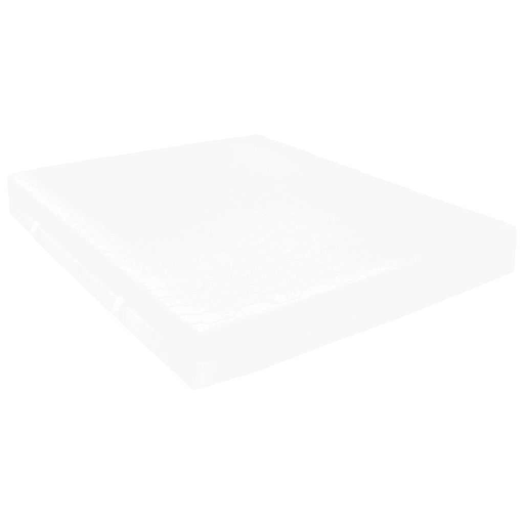 Divano Letto con Materasso 90x200 cm Bianco in Legno di Pino 3083565