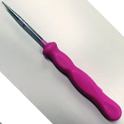Trade Shop - Scriber Punta Satinata Ago Metallo Punteruolo Con Manico In Plastica Fai Da Te -