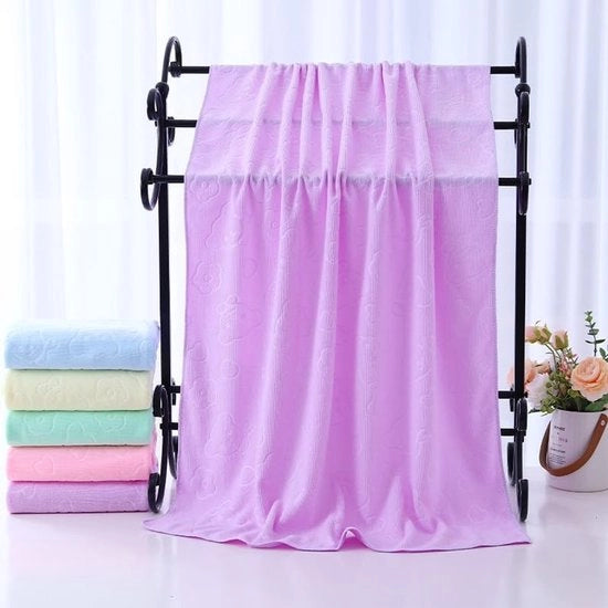 Badhanddoek grande – 70 x 140 cm – Badhanddoek spesso con relief di birra – Leggero & Assorbente – Adatto per salone di bellezza, spiaggia o uso quotidiano – Blu scuro