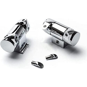 Roca element & frontalis set di cerniere per sedile wc, cromate,