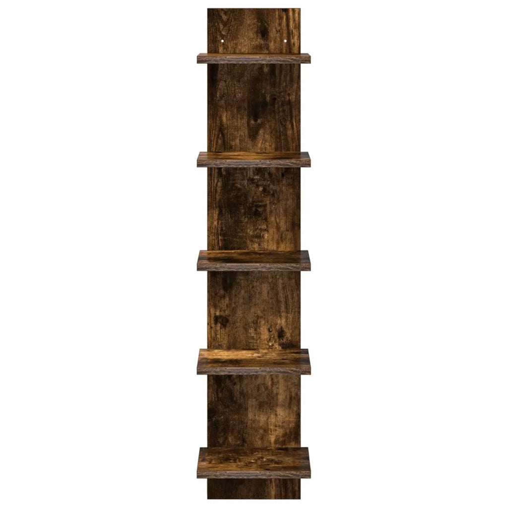 Scaffale da parete Rovere Fumo 22 x 15 x 100 cm 8012428