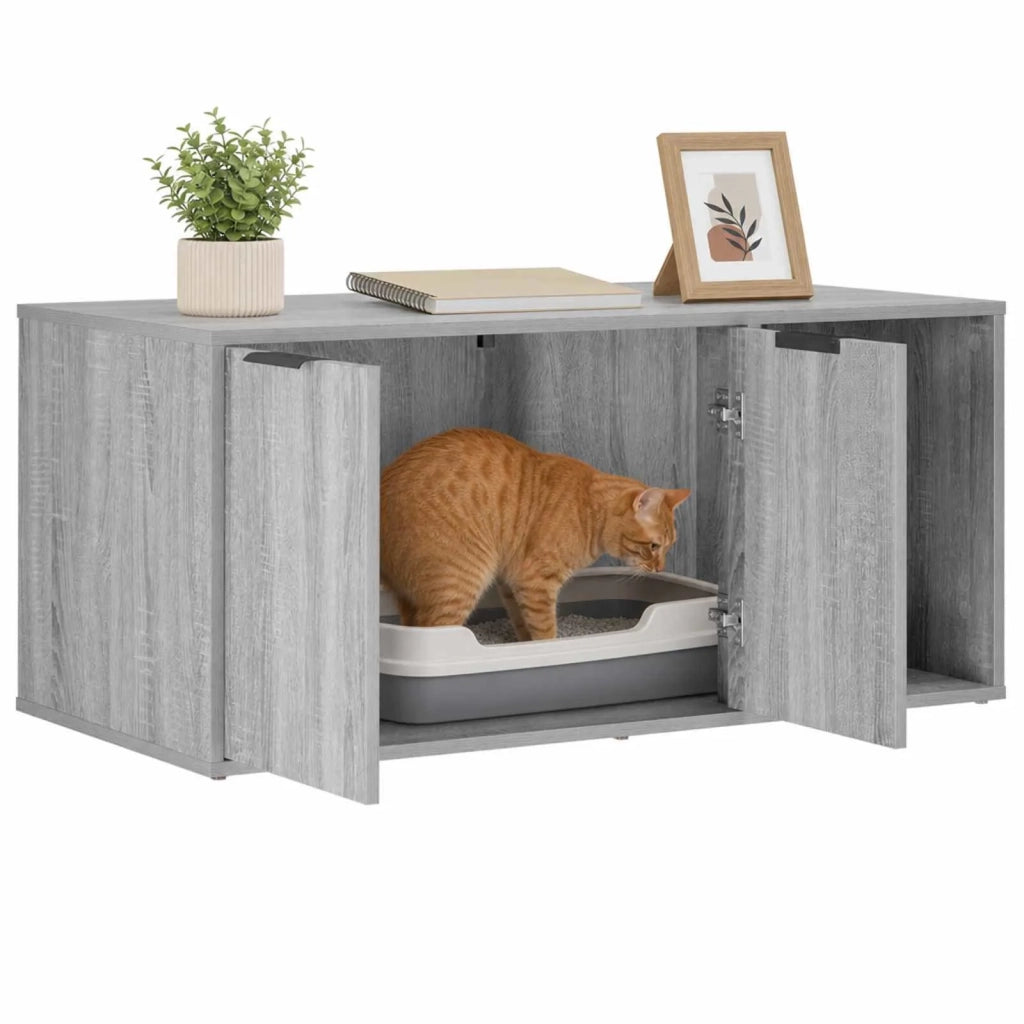 Mobile per gatti Sonoma grigio 100 x 49 x 45 cm 8014756