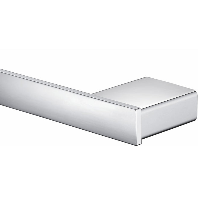 Porta rotolo a muro in alluminio senza coperchio - serie leaf