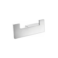 Porta abito a muro in alluminio a due posti - serie leaf