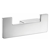 Porta abito a muro in alluminio a due posti - serie leaf