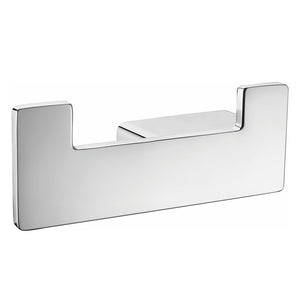 Porta abito a muro in alluminio a due posti - serie leaf